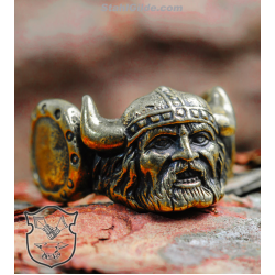 Bronze Cetlic Gothic Antique Biker  Viking Medieval Ring